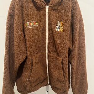 Teddy Fresh Repair Shop Fleece Zip Up Hoodie